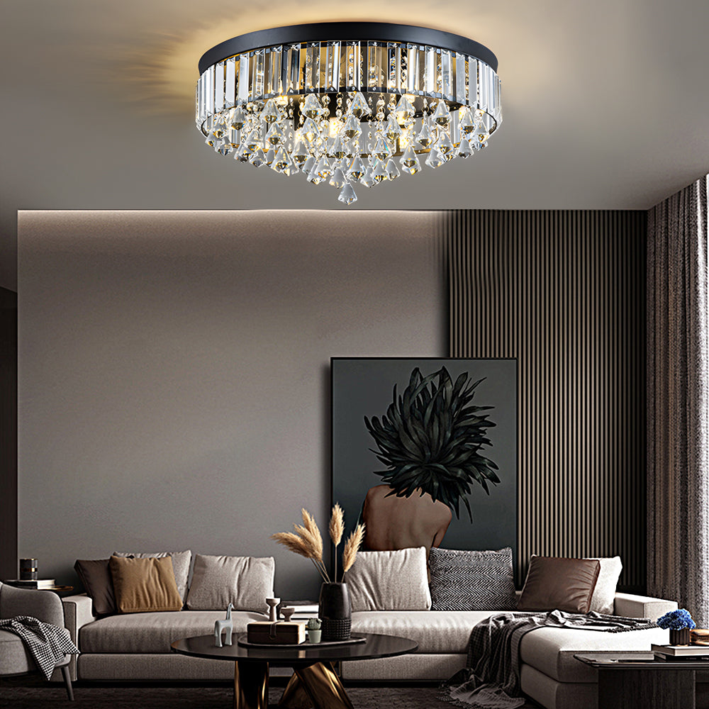 19'' Round Taavita Pendants LED Ceiling Lights Fixture - Elegant Ceiling Lamp