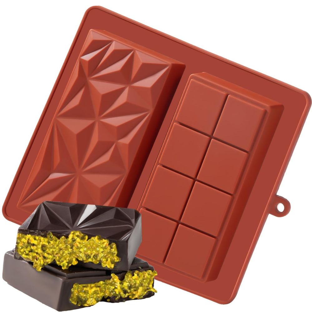 Gourmet Chocolate Bar Silicone Mold for Home Baking