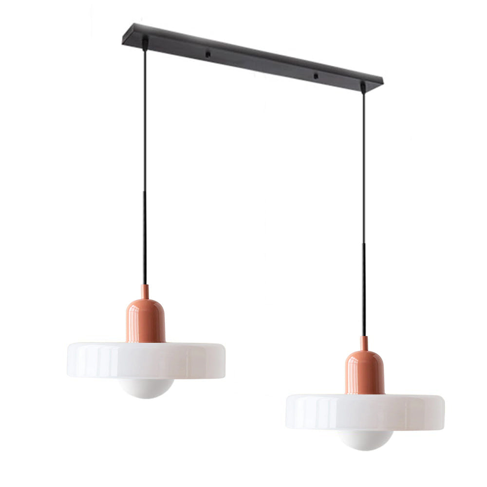2 Heads Taavita Modern Glass Pendant Light - Elegant and Versatile Design