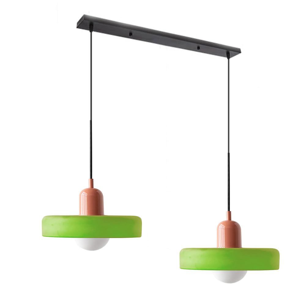 2 Heads Taavita Modern Glass Pendant Light - Elegant and Versatile Design