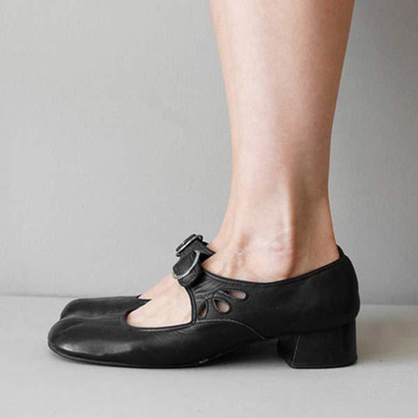 Timeless Comfort Leather Sandals with Adjustable Buckle