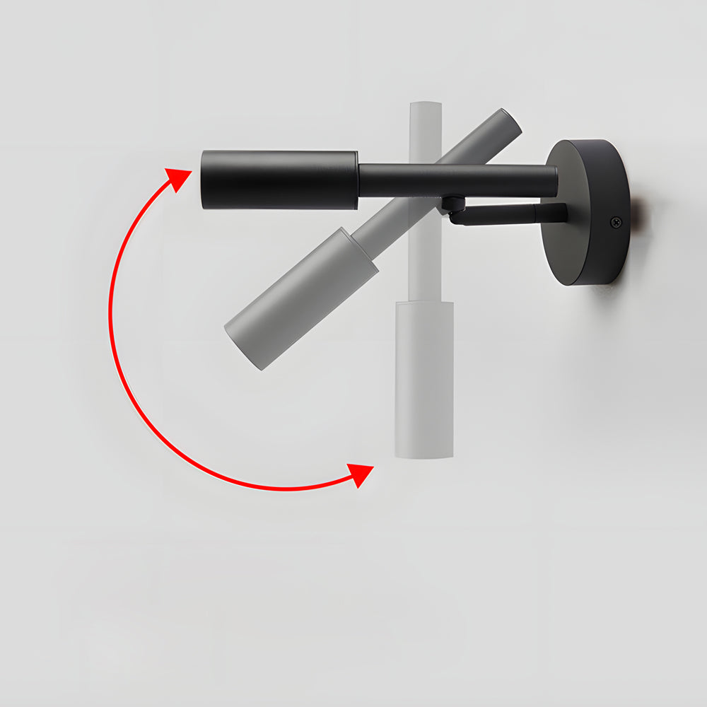 1-Light Adjustable Taavita Wall Light with COB Technology, 3-Step Dimming