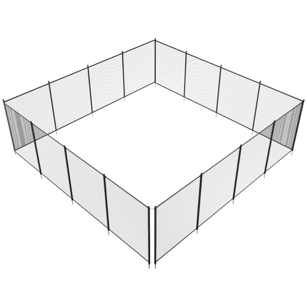 Safety Fence for Inground Swimming Pools - Removable Design