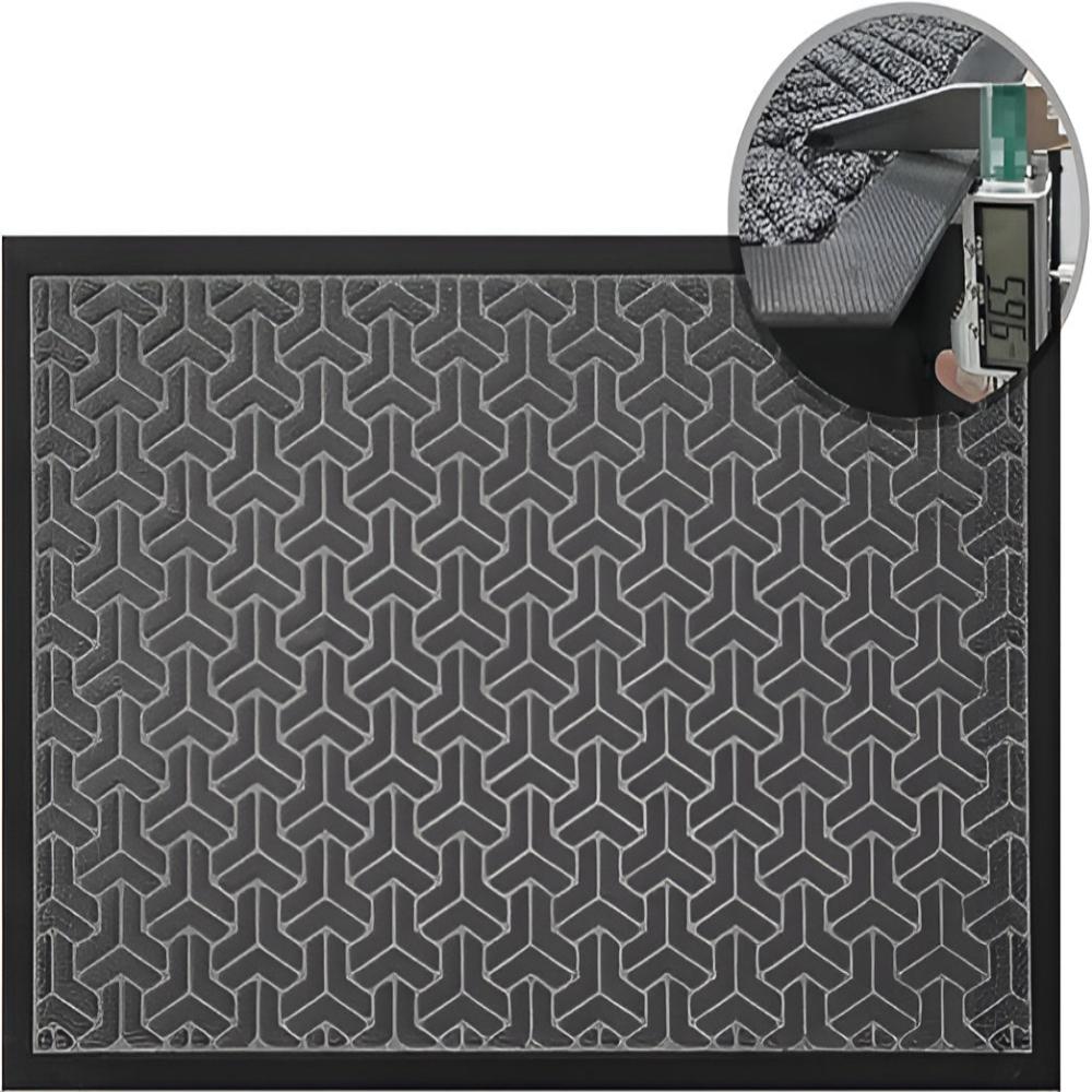 Stylish Geometric Door Mat for High-Traffic Areas