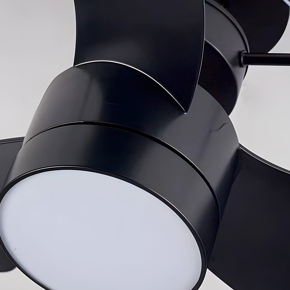 23.6’’ Low Profile Ceiling Fan with Remote and Dimmable Light