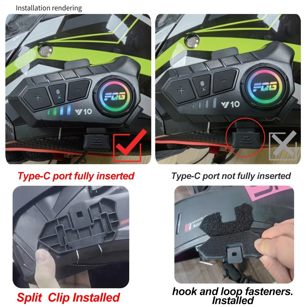 Wireless Communication System for Motorcycle Helmets