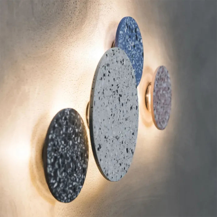Elegant Terrazzo Wall Fixture for Hallways and Entryways