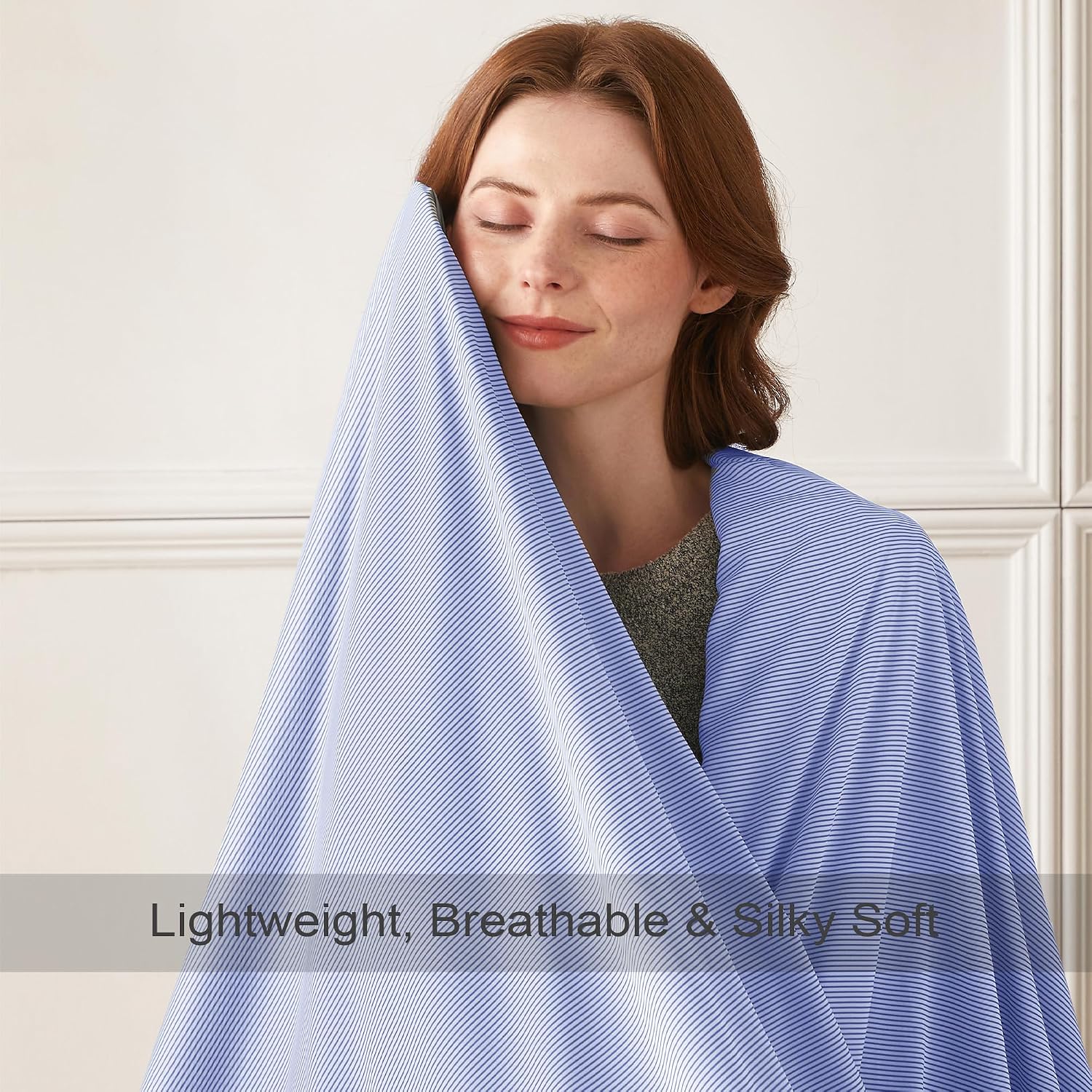 Breathable Cooling Blanket for Hot Sleepers – Lightweight Summer Throw