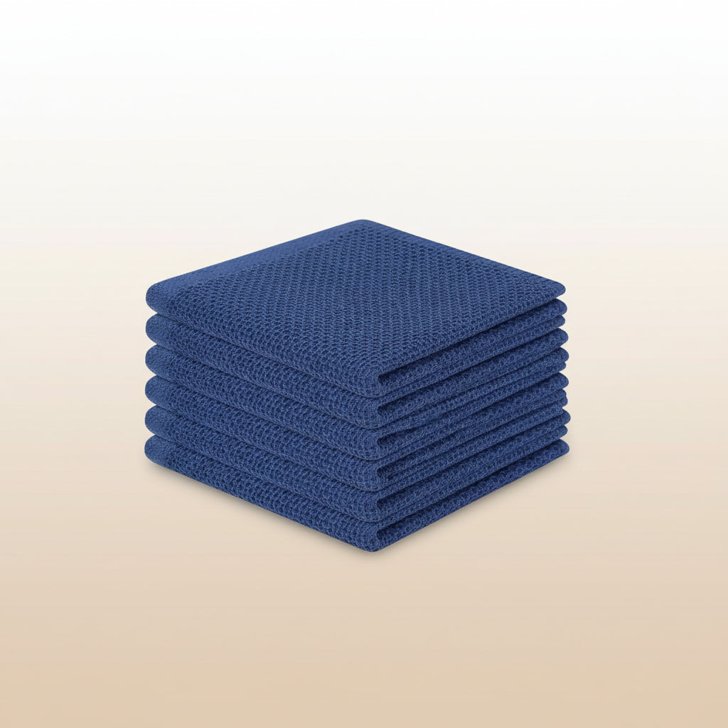 Premium Cotton Kitchen Cloths Set – Highly Absorbent Waffle Texture