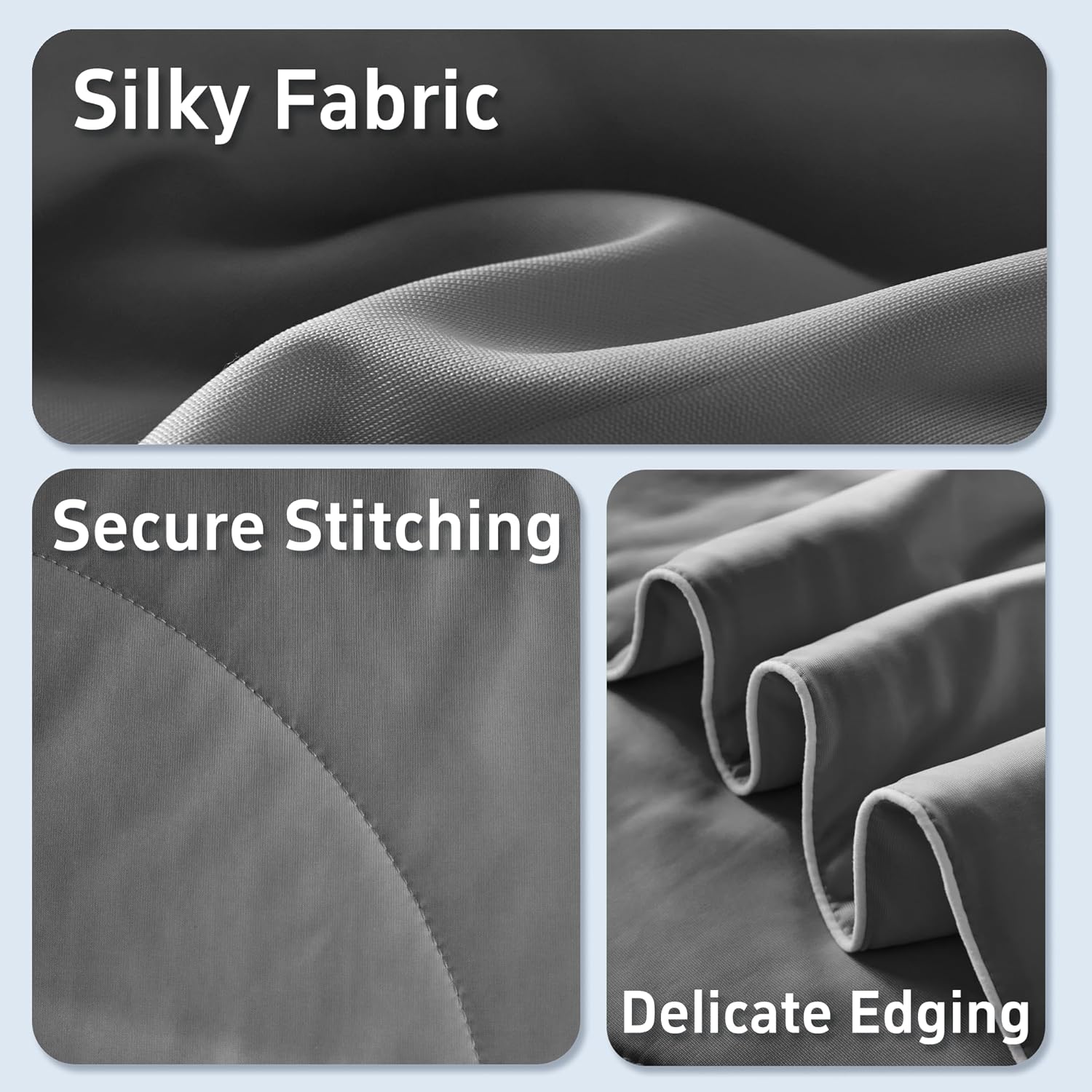Lightweight Cooling Blanket Set with Pillowcases | Moisture-Wicking Fabric