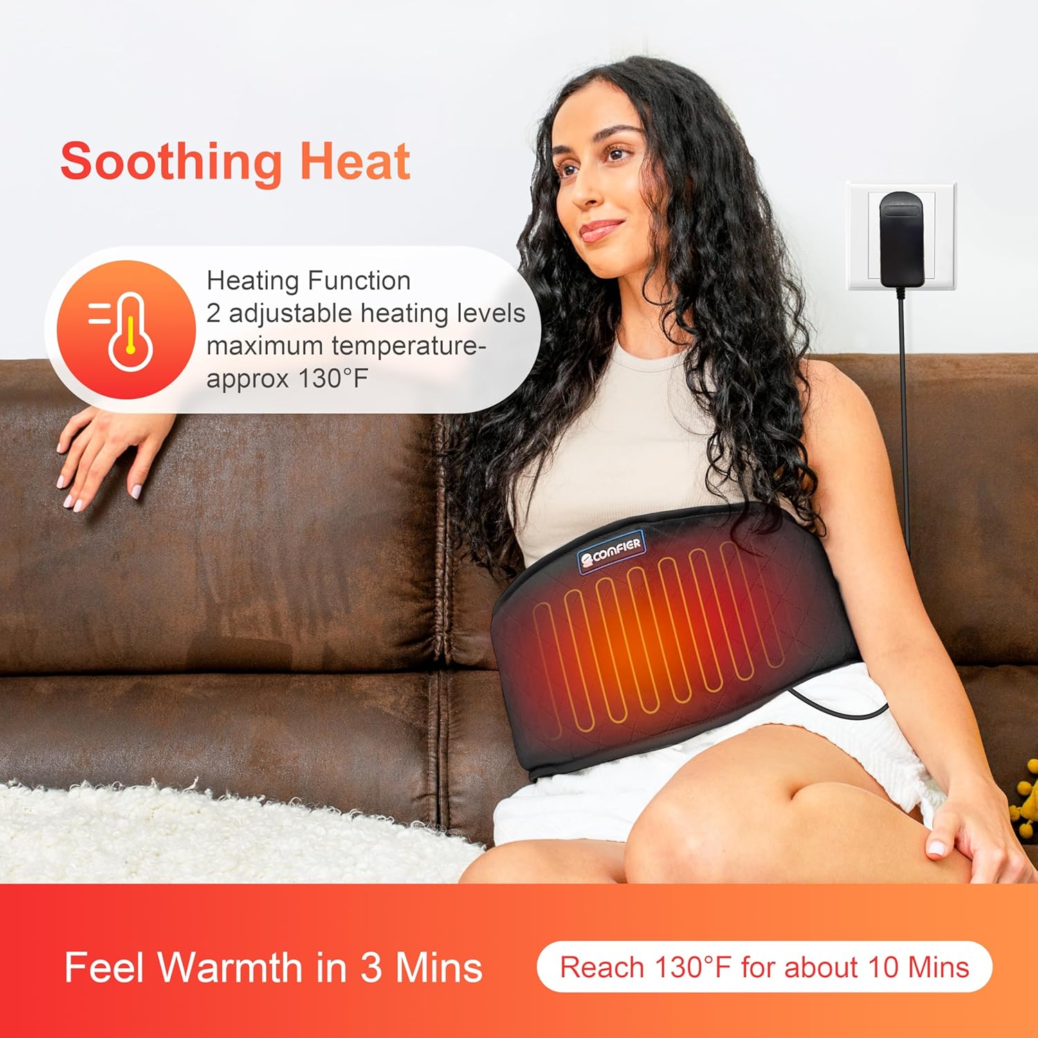 ComfortWave Back Relief Heating Pad