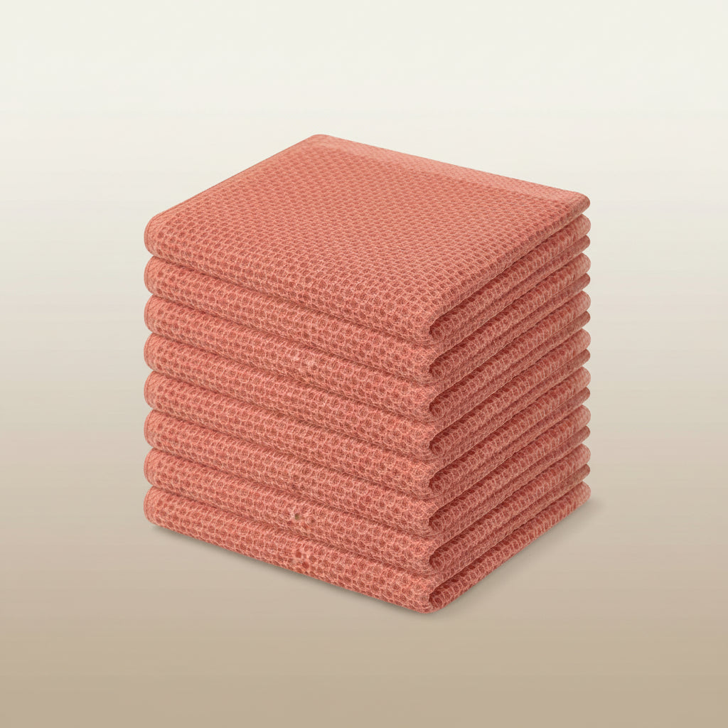 Premium Cotton Kitchen Cloths Set – Highly Absorbent Waffle Texture