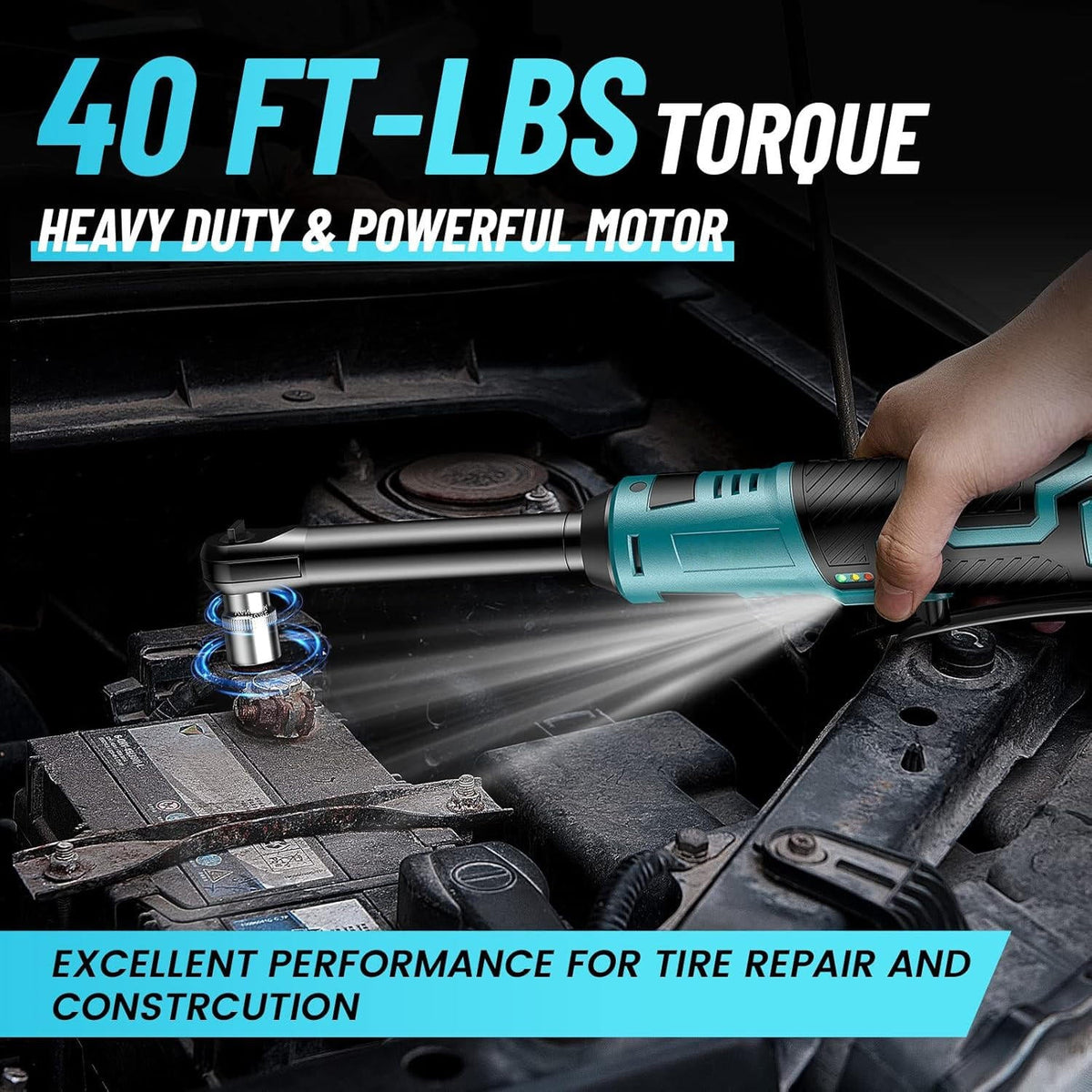 Versatile Electric Ratchet Tool for Tight Spaces