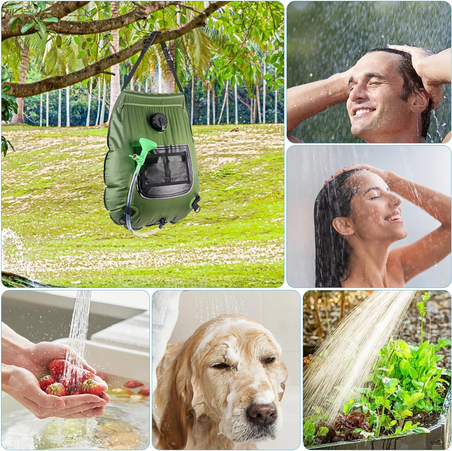 Camping Shower Bag - Portable Outdoor Water Storage