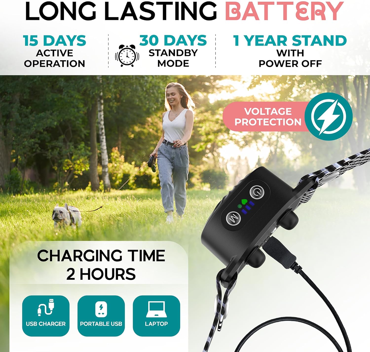 BarkEase Gentle Bark Control Collar for Small Dogs