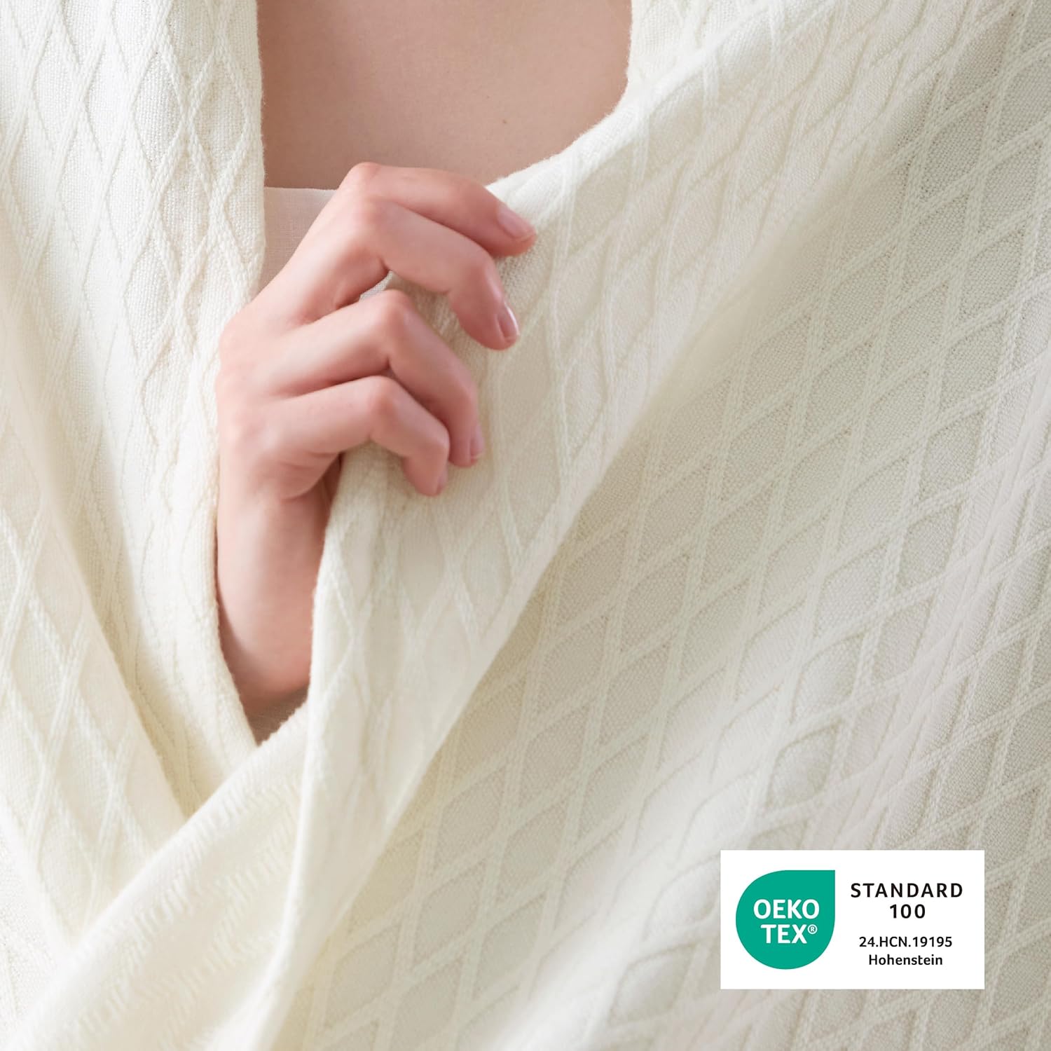 Cooling Bamboo Rayon Throw Blanket for Hot Sleepers - Lightweight Summer Comfort