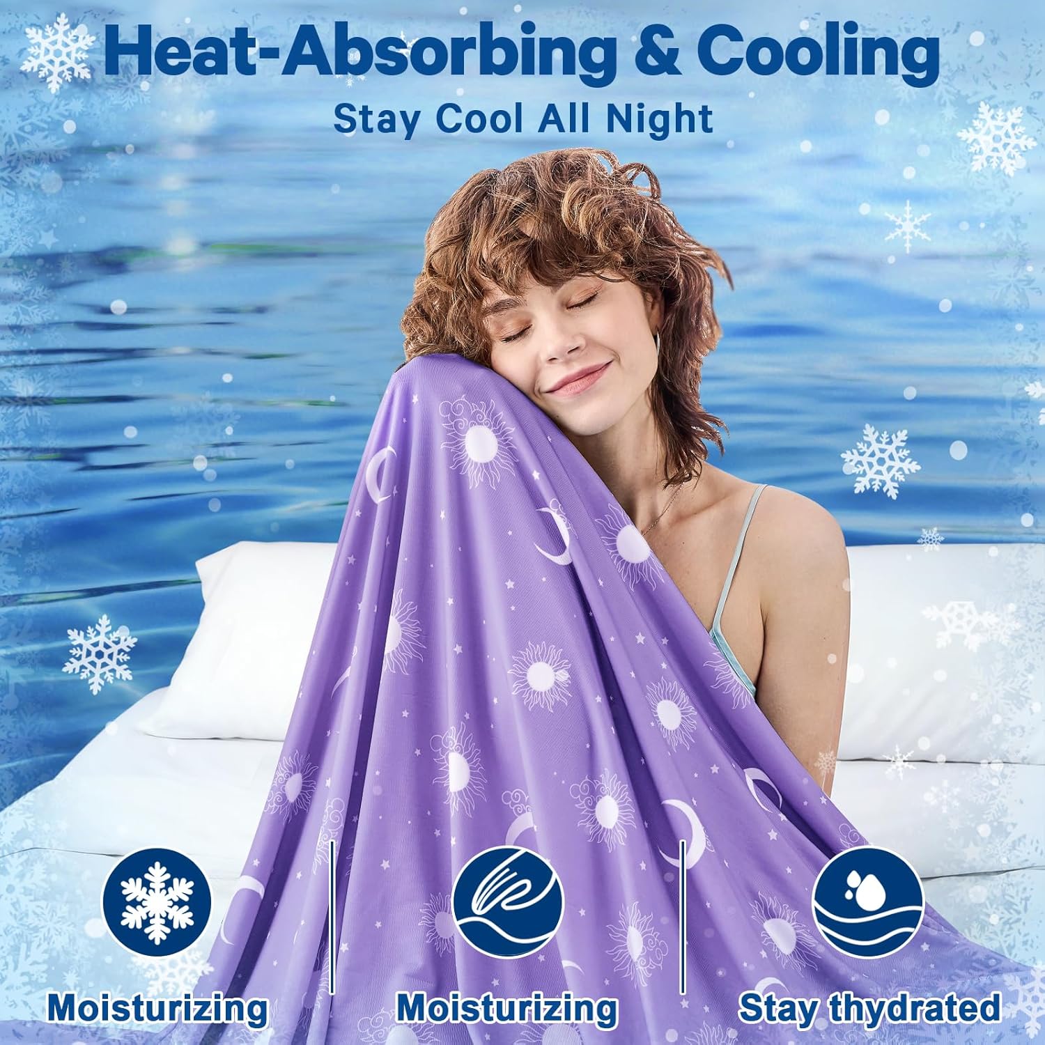 Lightweight Summer Cooling Blanket – Reversible Fabric for Travel and Comfort