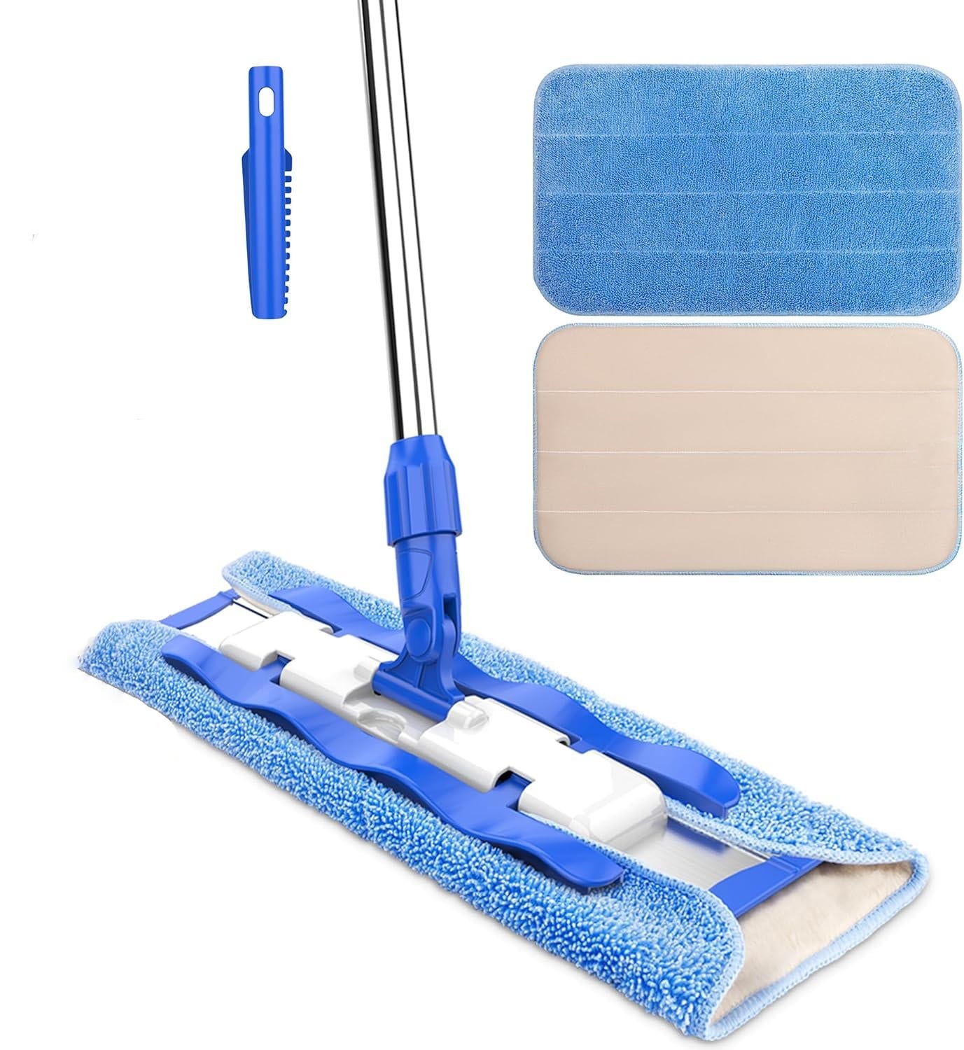 Versatile Floor Scrubber with Adjustable Handle