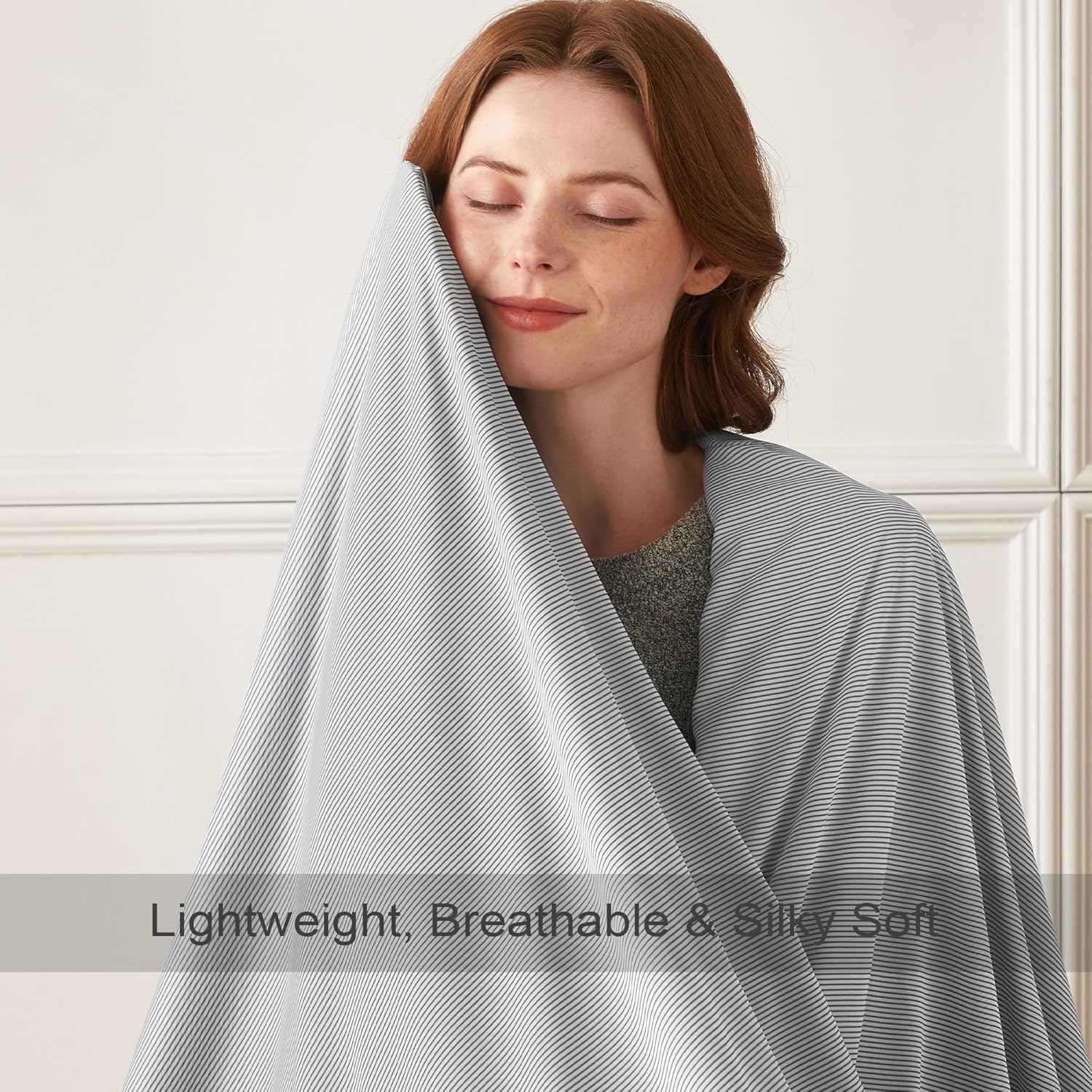 Breathable Cooling Blanket for Hot Sleepers – Lightweight Summer Throw