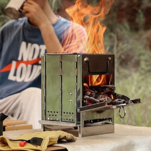 AdventureCook Compact Portable Camping Stove with Carry Bag