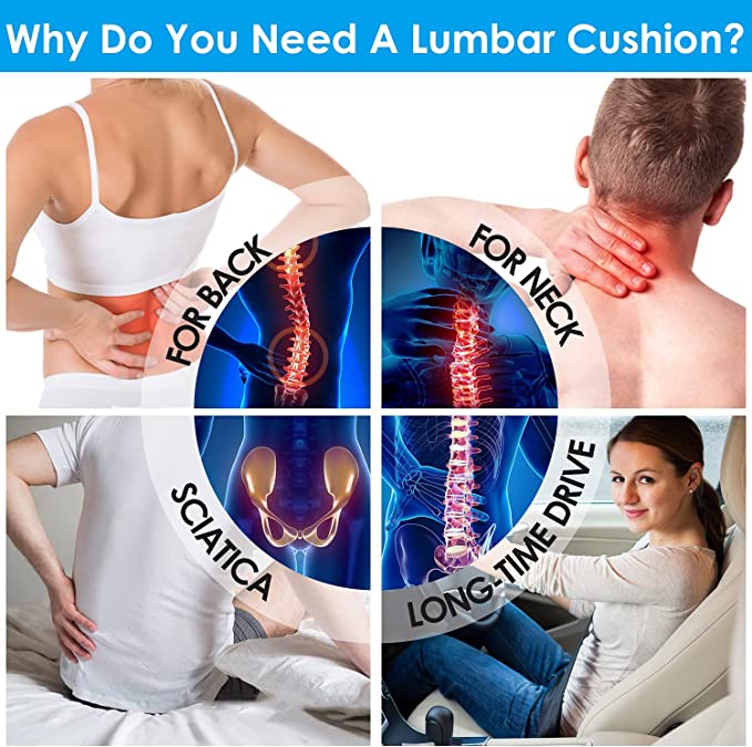 Lumbar Support Pillow for Ergonomic Comfort