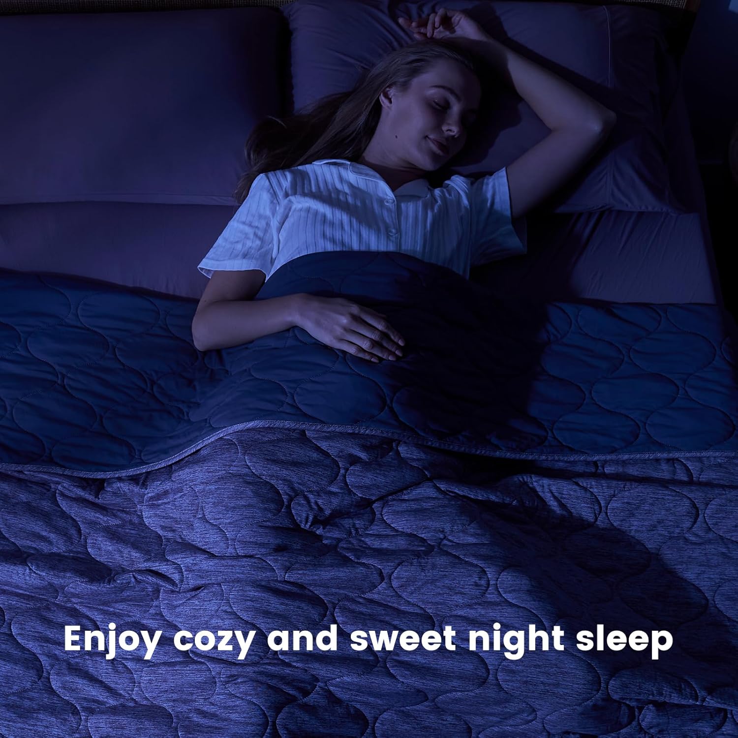 Cooling Dual-Sided Blanket for Hot Sleepers - Soft Lightweight Throw