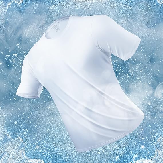 Taavita Men's Classic Cooling T-Shirt - Breathable & Cooling Fabric