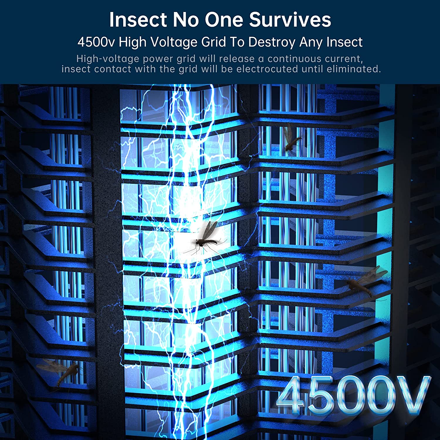 Light Insect Zapper with Electric Function