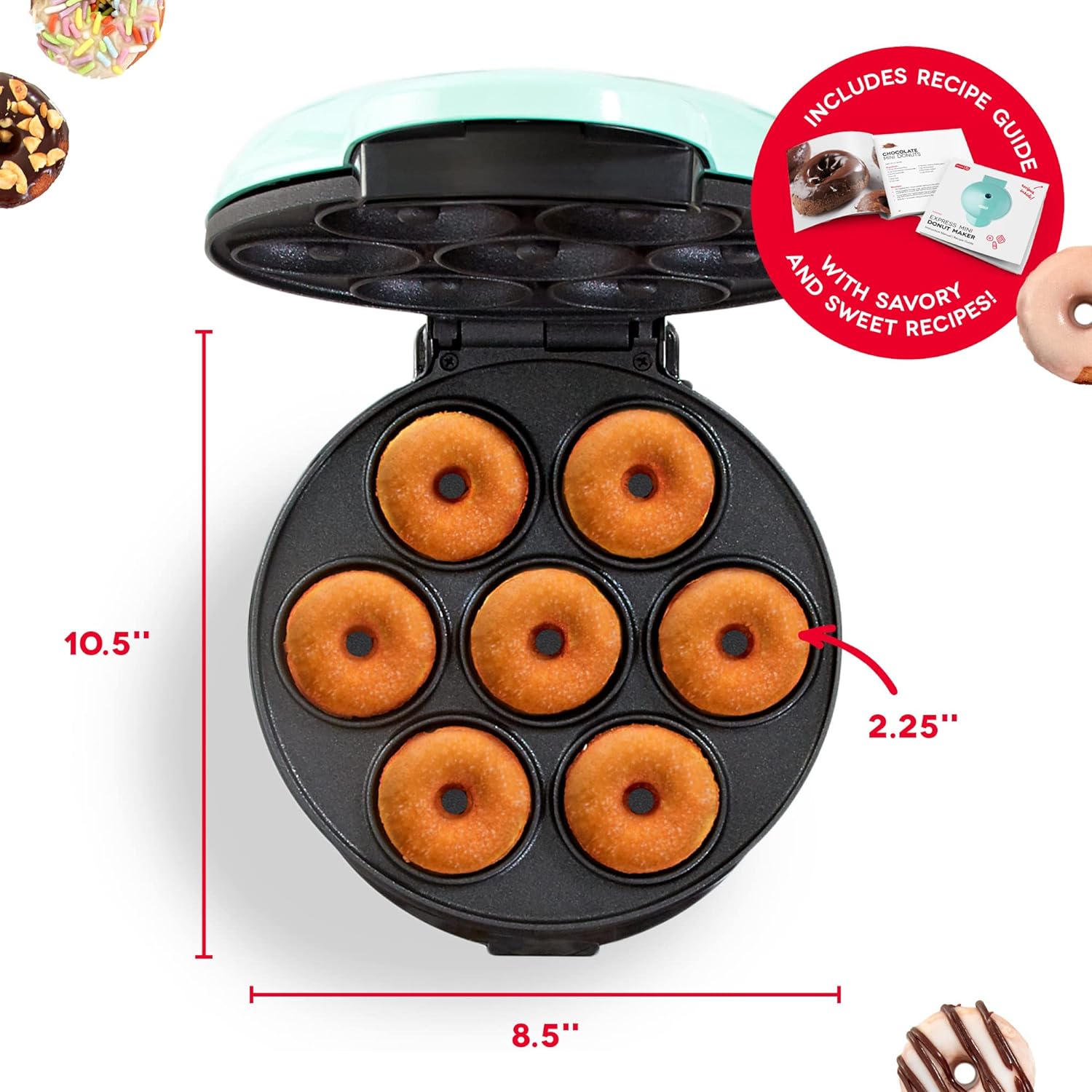 Compact Donut Baking Appliance