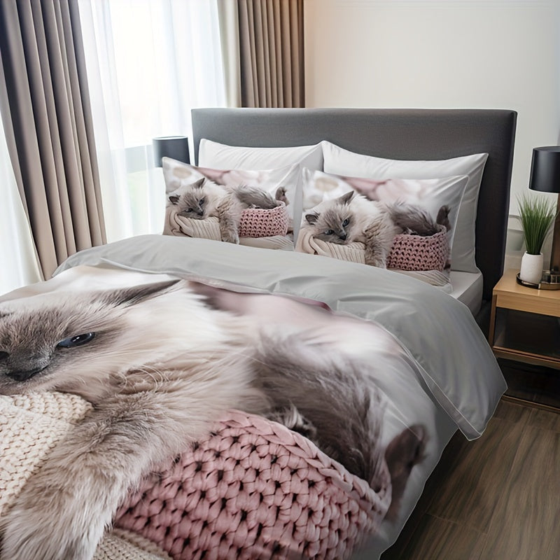 Bedding Set | 3-Piece | Breathable Comfort | Polyester