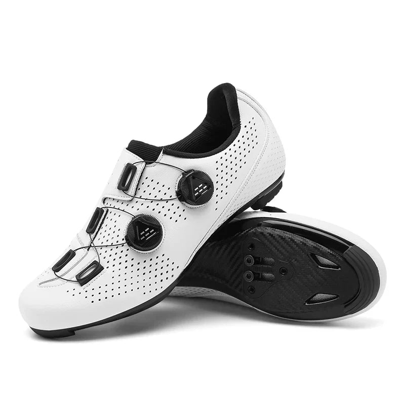 Cycling Shoes for MTB and Road | Dual-Dial Closure & Perforated Upper | Clipless Pedal Compatible | Durable Comfort
