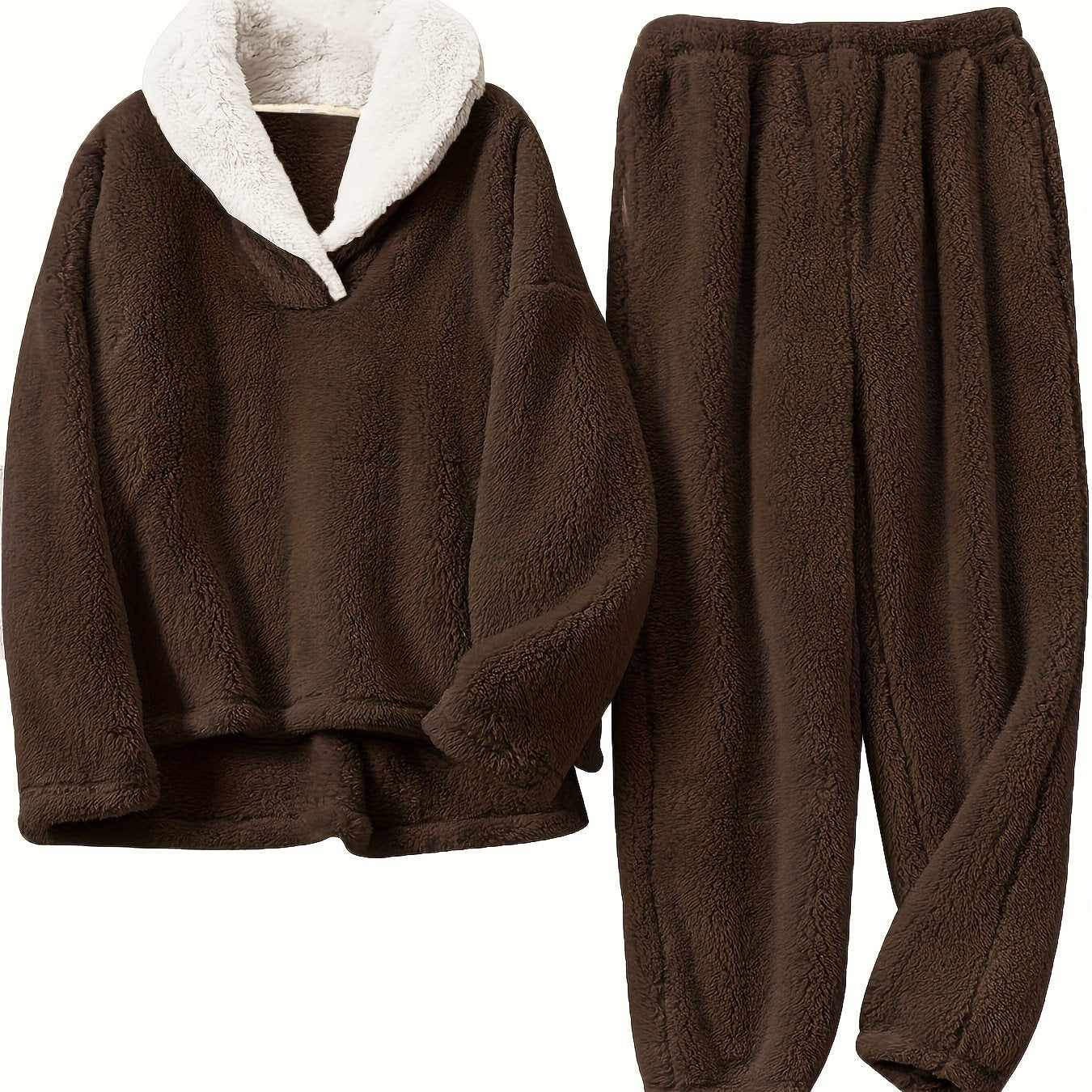 Thermal Pajama Set | Soft & Warm | Cozy Fall Winter Comfort | Polyester