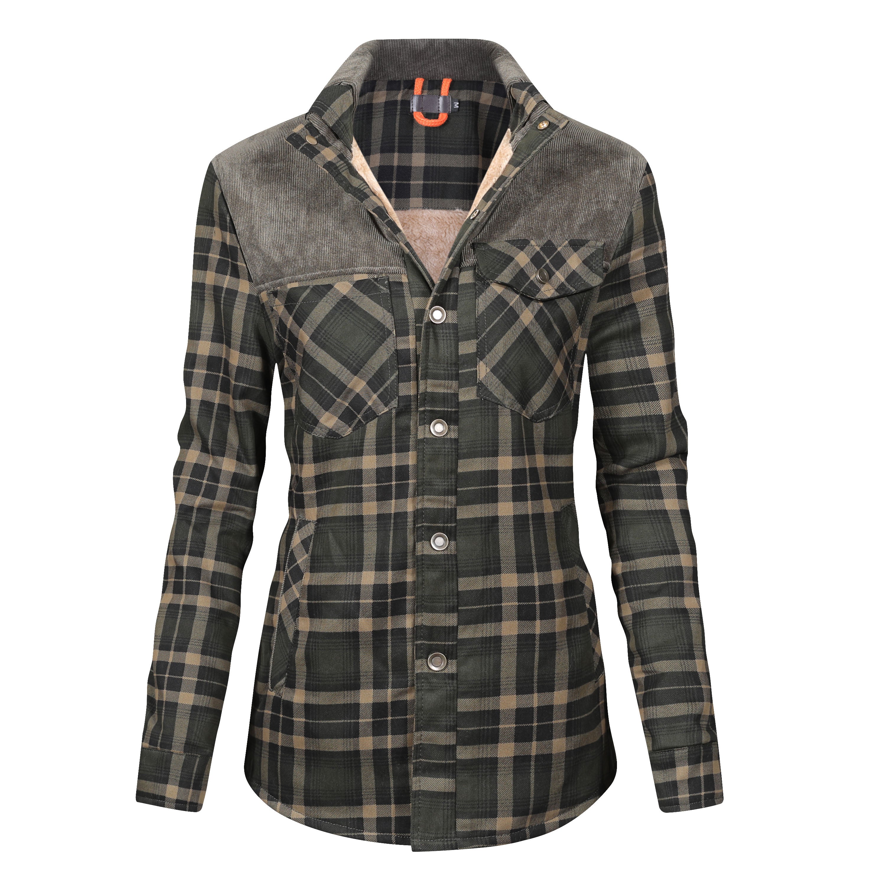 Men's Flannel Shirt | Insulated | Winter Warmth Retention | Fleece-Lined