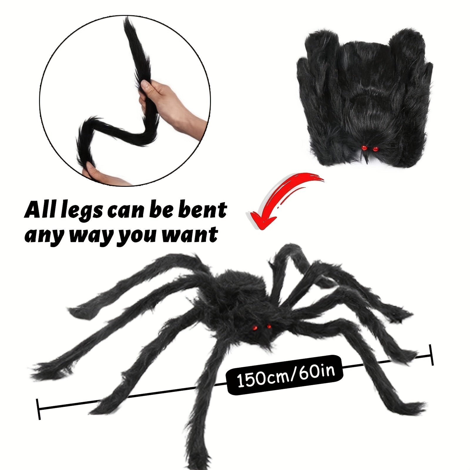 Large Outdoor Halloween Spider Web Decoration Durable Weather-Resistant Fabric