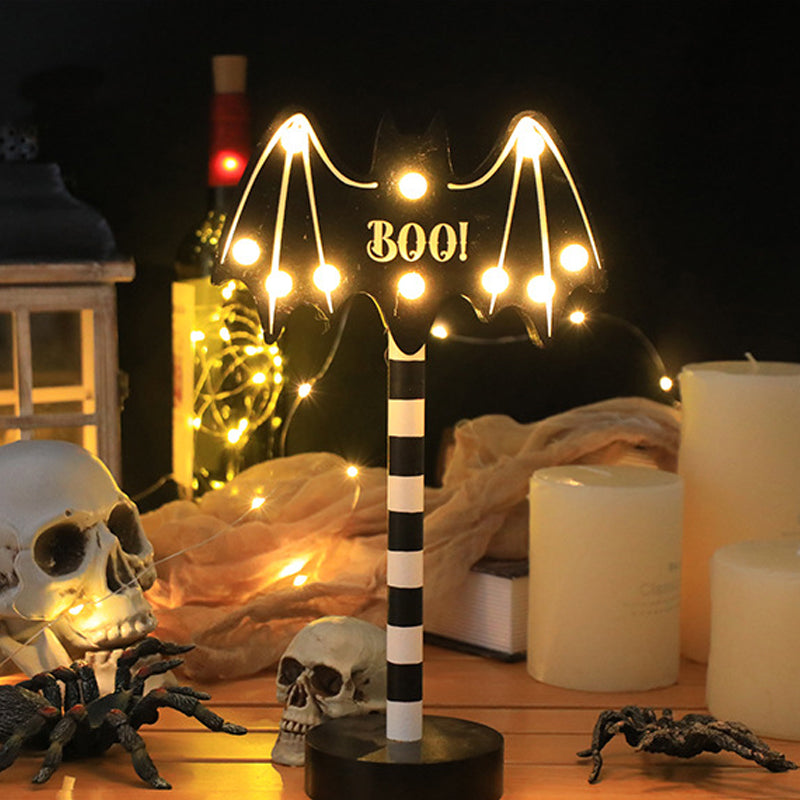 Solar-Powered Outdoor Halloween Lanterns with Spooky Glow