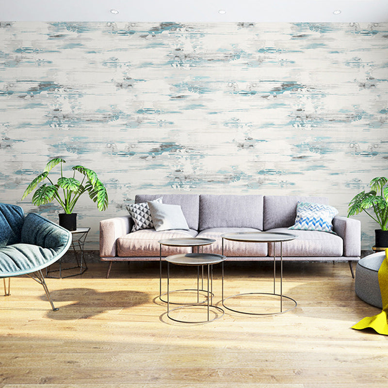 Pastel Color Watercolor Non-Pasted Wallpaper for Dining Room, 33'L x 20.5"W Clearhalo 'Wall Decor' 'Wallpaper' 896926