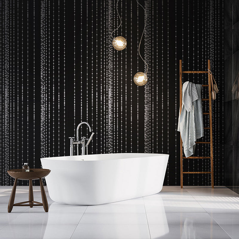 Abstract 3D Bead Curtain Wallpaper Non-Pasted Wall Covering for Guest Room, 20.5"W x 33'L Clearhalo 'Wall Decor' 'Wallpaper' 896933