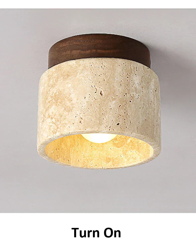 SereneGlow Soft Cream Japanese Ceiling Light for Modern Spaces