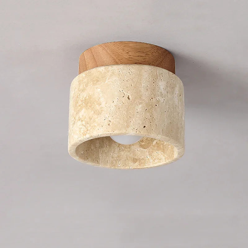SereneGlow Soft Cream Japanese Ceiling Light for Modern Spaces