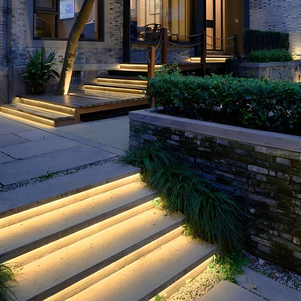 New Title: 0.47'' Width Waterproof Recessed Silicone 10W Modern Flexible Indoor LED Strip Lights Outdoor Linear Light
