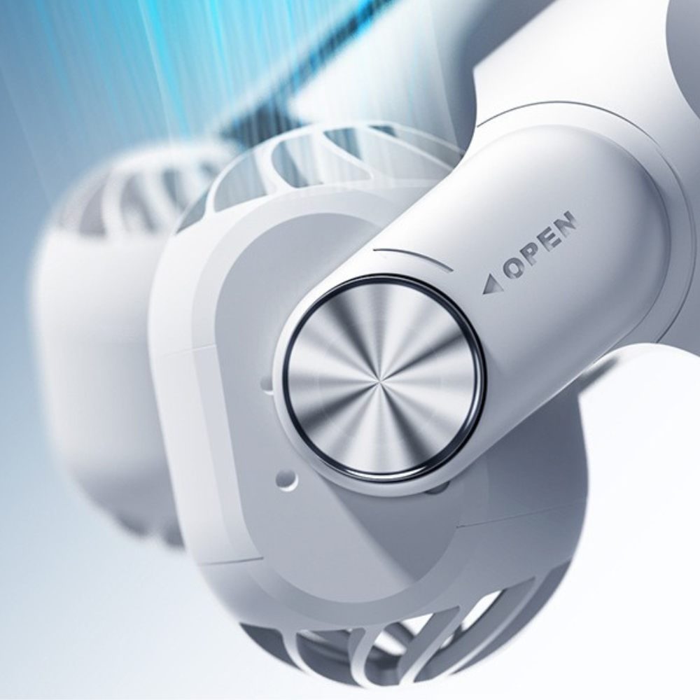 Portable Rechargeable Neck Fan for Summer Travel Cooling