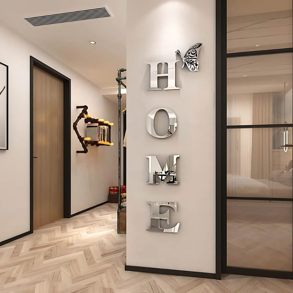 3D Wall Sticker Decor for Home Entrance Mirror
