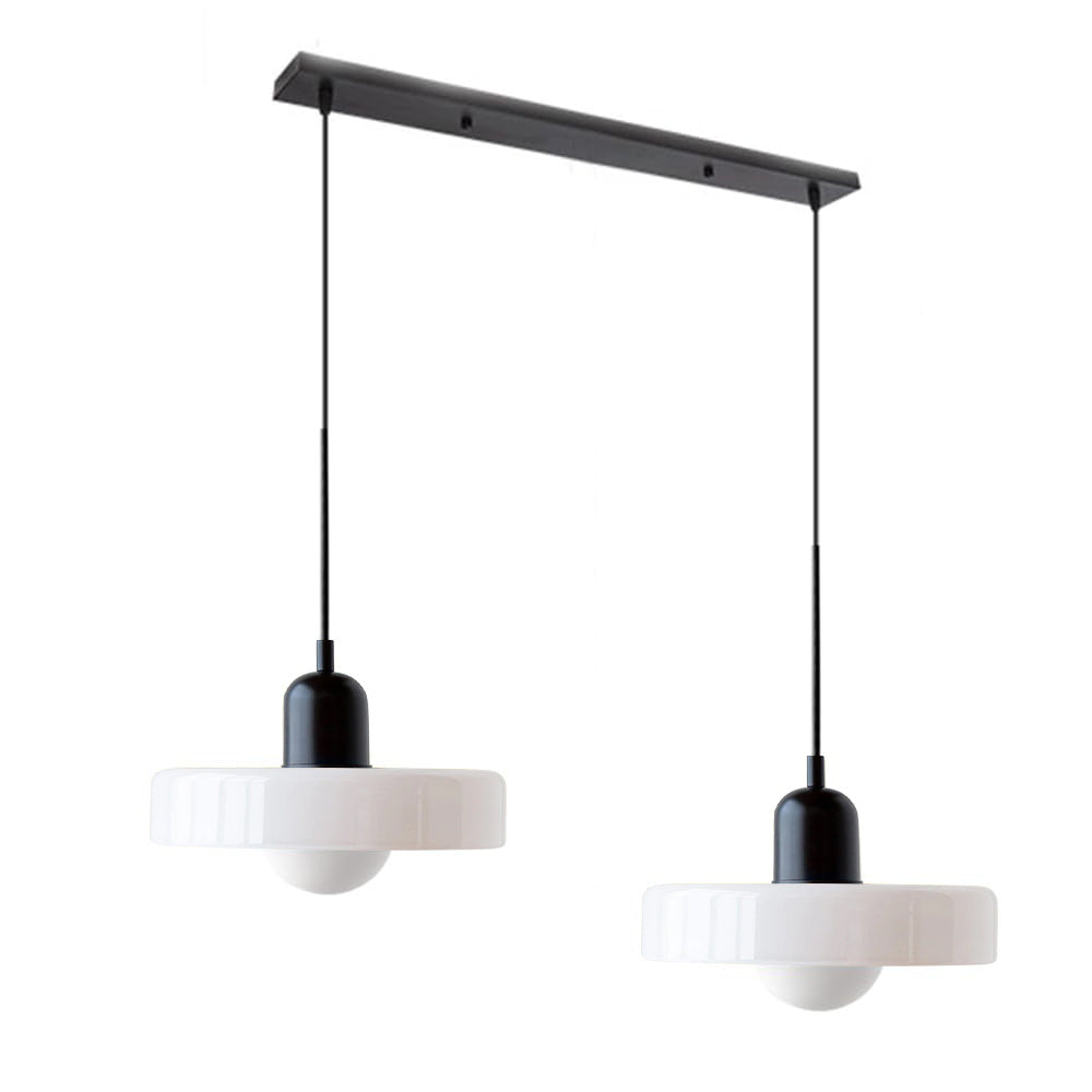 2 Heads Taavita Modern Glass Pendant Light - Elegant and Versatile Design