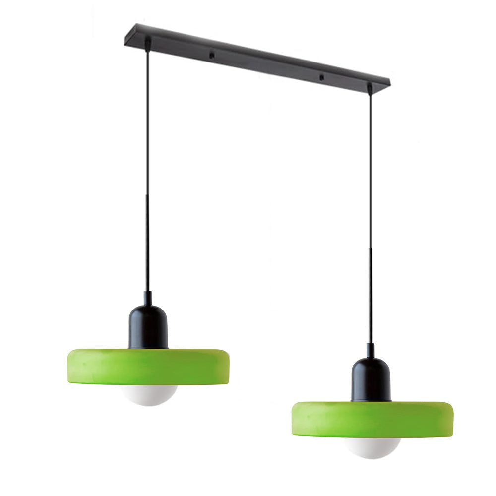 2 Heads Taavita Modern Glass Pendant Light - Elegant and Versatile Design