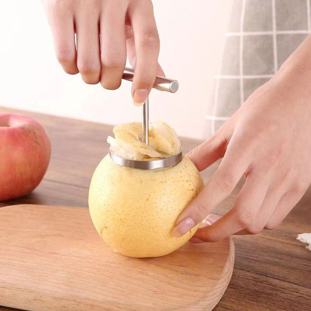 Kitchen Tool for Separating Cores from Apples and Pears in Stainless Steel