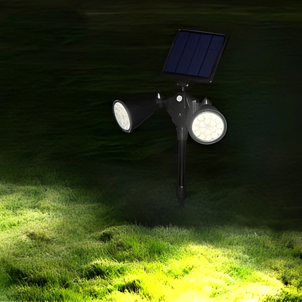 2 Pack Waterproof Intelligent Motion Sensor LED Solar Lawn Lights