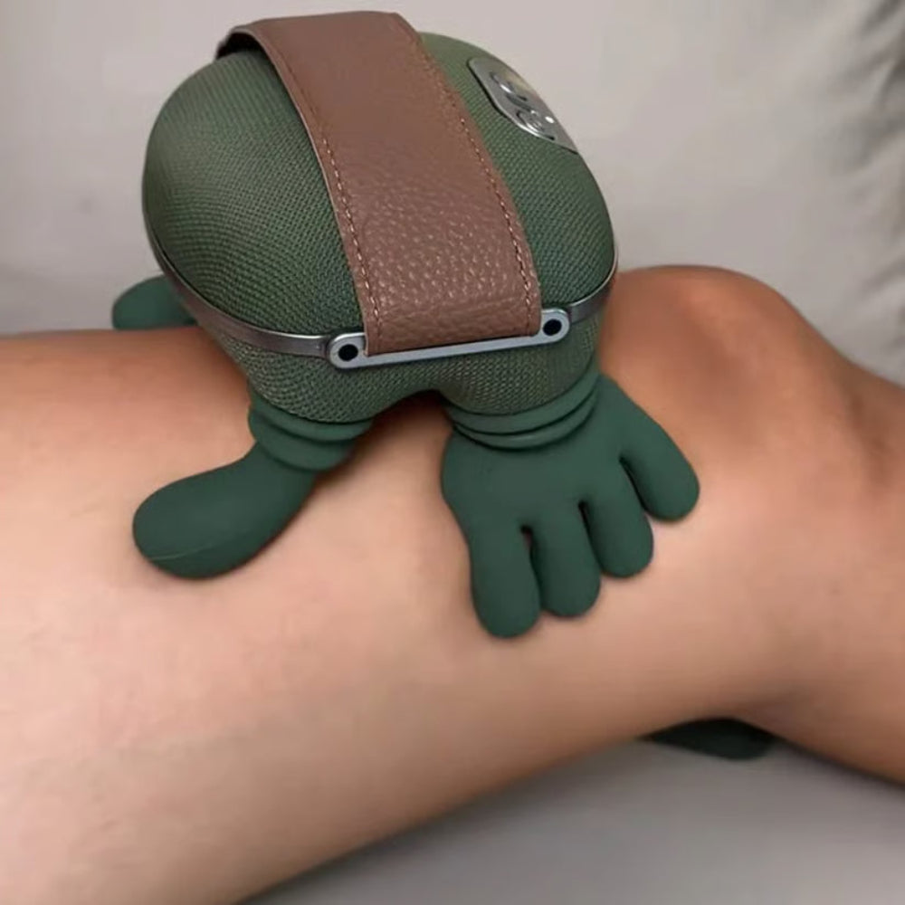 Travel-Friendly Heated Neck Soother with Vibration Therapy