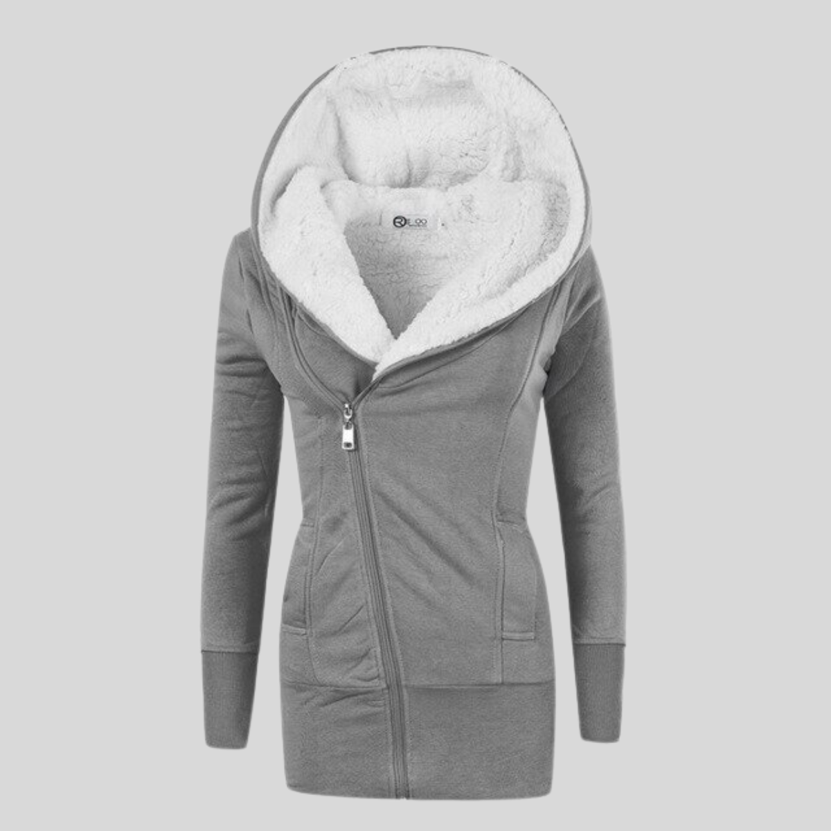 Hooded Lamb Fleece Sweater | Mid-Length Warmth | Soft and Cozy Comfort | Cotton Blend