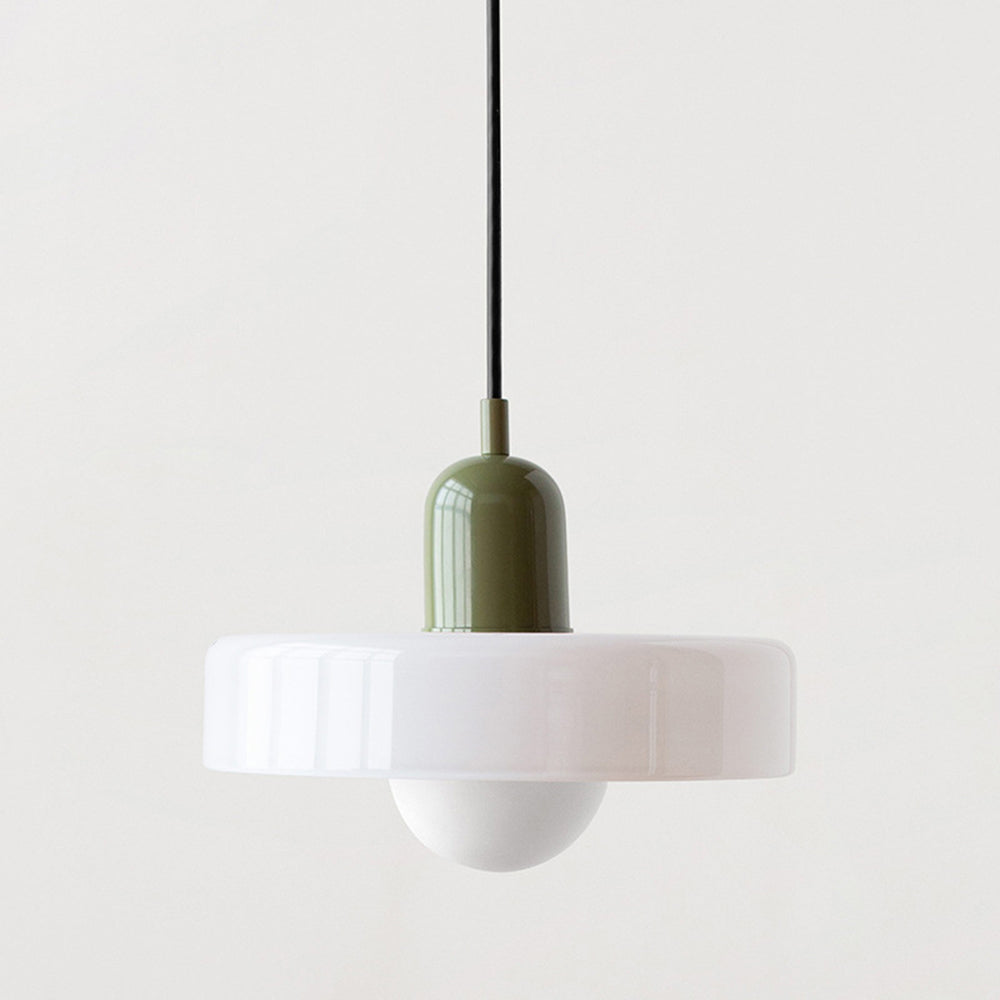 Pendant Lamp | Bauhaus Stained Glass Design | Glass Material | Adjustable Suspension
