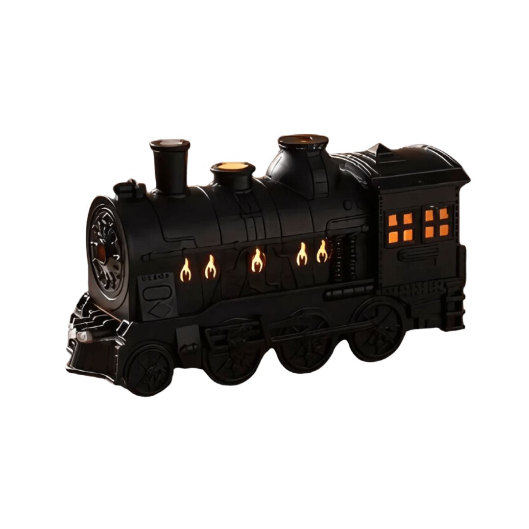 Steam Locomotive Humidifier | Adjustable Lighting | Enhances Air Quality | Plastic